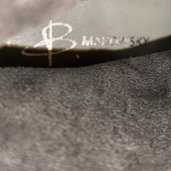 B Makowsky Boots Harness Leather Hudson Heels - Picture 10 of 10